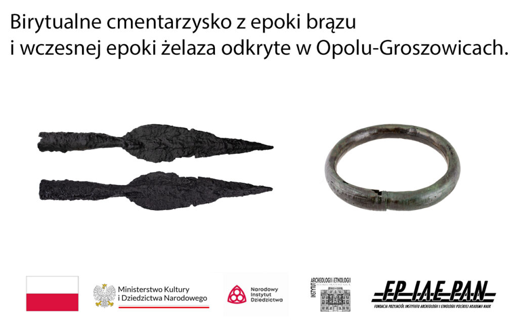 Birytualne cmentarzysko z epoki brązu i wczesnej epoki żelaza odkryte w Opolu-Groszowicach